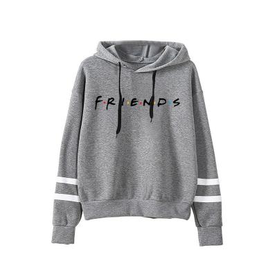 China Druck des Logo White Sport Oversize Autumn-Vlies-Frauen-Sweatshirt-Kapuzenpullis zu verkaufen