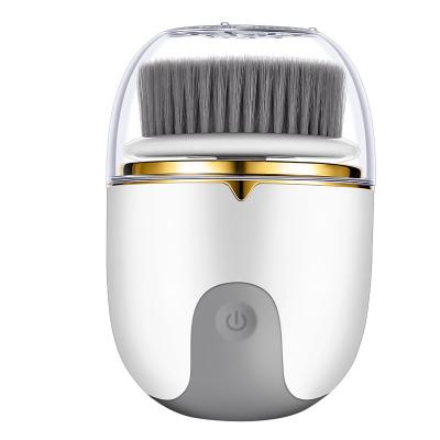 China Deep Cleansing Rotating Rotating Deep Cleansing USB Rechargeable IPX5 Waterproof 3 in 1 Brush Mini Home Use Electric Facial Cleansing Tool for sale