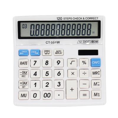 China Tax Calculator Auto Power Off The 12 Digit Dual Power Desktop Calculator For Office Promotion Gift for sale