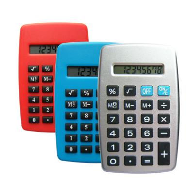 China 8 Digit Display Mini Pocket Calculator LCD Display Universal Use Promotional Calculator Gift Calculator for sale