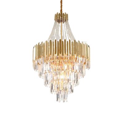 China Modern Professional Supplier Luxury Indoor Modern Ceiling Hanging Pendant Light Chandelier for sale