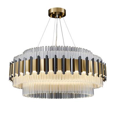 China Amazen Modern Hot Sale Lighting Nordic Modern K9 Luxury Crystal Chandelier Lighting Fashion Light Living Room Lamp for sale