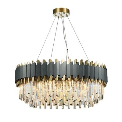 China Best Selling Contemporary High Quality Home Led Crystal Chandelier Ceiling Lighting Pendant Light for sale