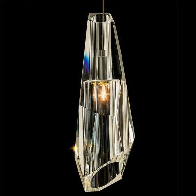 China Wholesale Modern Bedside Small Simple Master Modern Art Bedroom Chandelier Geometric Restaurant Bar Chandelier for sale