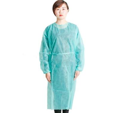 China Eco - Friendly Disposable Non Woven Hospital Operation Gowns Disposable Patient Gown for sale