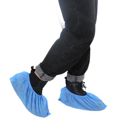 China Custom Non Woven Polypropylene Anti Slip Dust Disposable Shoe Covers Eco - Friendly for sale