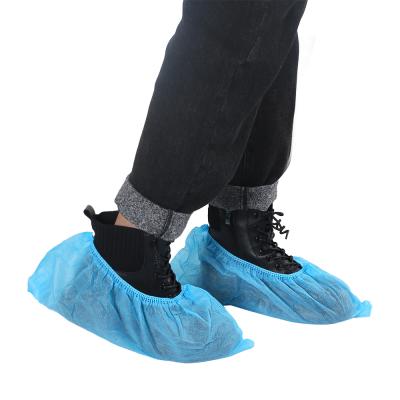 China Eco-friendly Dustproof Waterproof Disposable Medical Shoe Covers Anti-Slip Printing Shoes Cover PP for sale