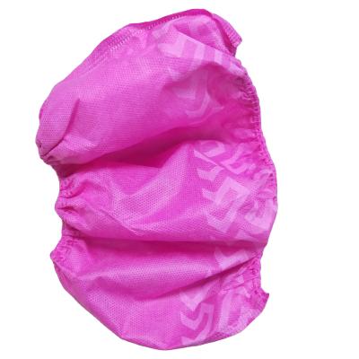 China Eco-friendly running foot covers! Factory Wholesale Customize PP/SMS/CPE/PE Non-Slip Material Disposable Nonwoven Shoe Cover With Print for sale