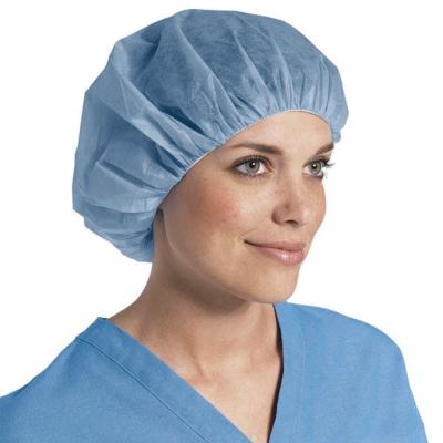 China Eco-Friendly Disposable Hair Cap PP Surgical Nonwoven Cap / Clip Inflatable Cap / Crowd Cap Factory Cap for sale