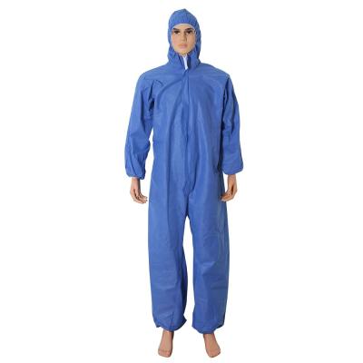 China Eco - Friendly Disposable Protective Coverall Workwear With Logo Printing With Coated Shoecover Boot for sale