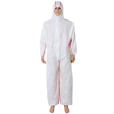 China Breathable; Disposable medical coverall en14126 waterproof sterile impermeable surgery overall isolation gown for sale