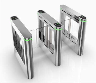 China Arc Small Swing Gate Turnstile 1400*180*1020mm Metal Turnstile AC220V For Hospitals for sale