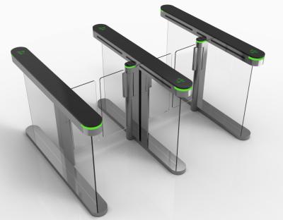 Chine Système de contrôle d'accès de porte de tourniquet d'oscillation en verre de sécurité d'entrée à vendre