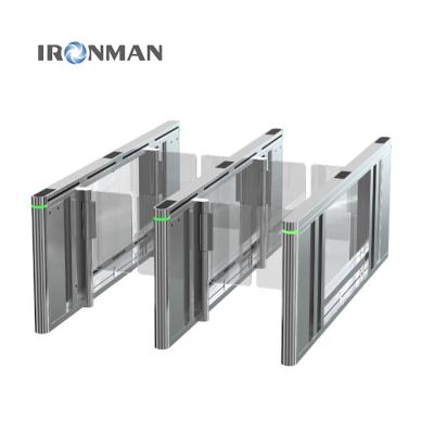 中国 Acrylic or Tempered Glass Arm Material Speed Gate Turnstile for Air Port Entrance 販売のため