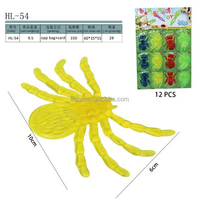 China Tricky Toy Sticky Wall Pressure Relief TPR Catapult Turkey Toys Factory Finger Slingshot Spider Slingshot Plastic Duct Wholesale Plastic Stretch for sale