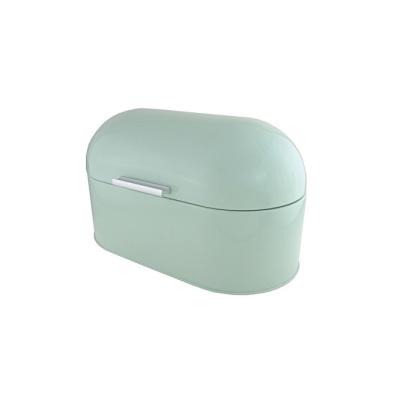 China Retro Storage Food Metal Storage Bread Bins / Bin - Vintage Green (Mint) for sale