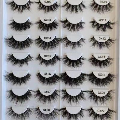 China Full Volume Seller 3D Mink Lashes 3D False Lashes 25mm Mink Lashes With Case Custom Logo for sale