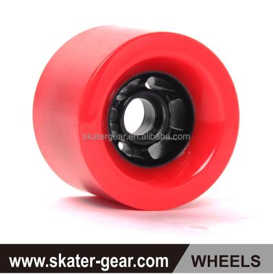 China PU Casting SKATERGEAR 80mm Flywheels Electric Longboard Skateboard Wheels for sale