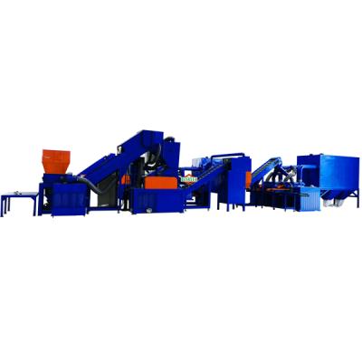 China Metal Recycling Radiator 2021 Hot Sales India Market BSGH Recycling Machine Air Conditioner Radiator Recycling Line Discharging en venta