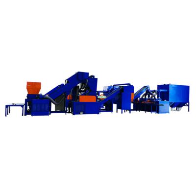 China Waste Radiator Made In China Scrap Radiator Shredder Machine Waste Radiator Recycling Line For Recycling Copper for sale