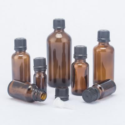 China 10pcs/lot 100ml Personal Care 10pcs/lot 100ml Separate Empty Amber Pickproof Cap Glass Bottle Essential Oil Bottle Massage Oil Bottle for sale