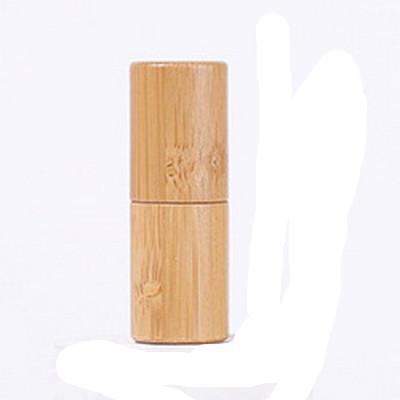 China Personal Care 50pcs/lot 3ml Essential Oil Bottles Perfume Roll On Bottle Bamboo Wooden Bottle Perfume Stainless Empty Oil Roll On Ball for sale