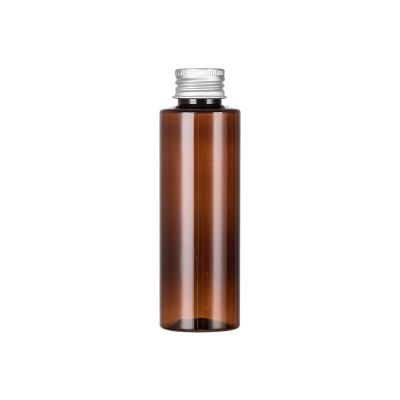 China BEAUTY PACKING 50PCS 150ml Mini Plastic 120ml Bottle Separate Empty PET Bottle 100ml Amber Bottle Liquid Brown Color Travel Bottling for sale