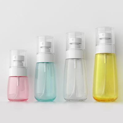 China BEAUTY PACKAGING 100ml PET Spray Bottle UPG Pump Perfume Plastic Spray Bottle Sunscreen Bottle Water Packaging Cosmetic Container for sale