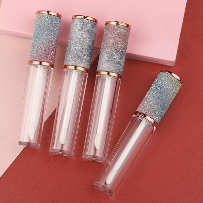 China Personal Care 100pcs/lot 5ml Rainbow Lip Gloss Tube DIY Lip Gloss Pipe ABS Personal Makeup Container Packaging Customzation Logo for sale