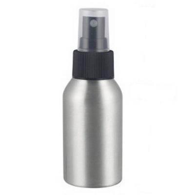 China 10pcs/lot 40ml Personal Care Aluminum Bottle Metal Empty Perfume Bottle With Ribbed Spout Cosmetic Bottle Spray Sprinkler Container for sale