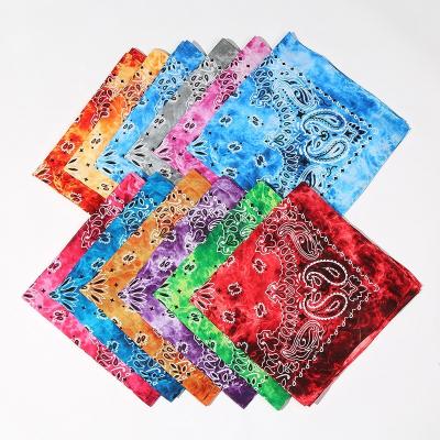 China Customized Hot Cheap Solid Color White Cotton Plain Fashion Scarf 100% Square Seamless Bandana Main Packing for sale