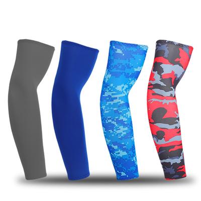 China Wholesale Breathable Warm Camouflage Arm Sleeves Covers Amazon UV Ice Protection Sun Silk Stock Armsleeves for sale