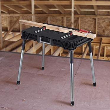 China Household Woodworking Portable Garage Easily Collected Tools And Accessories Work Benches Wood Table for sale