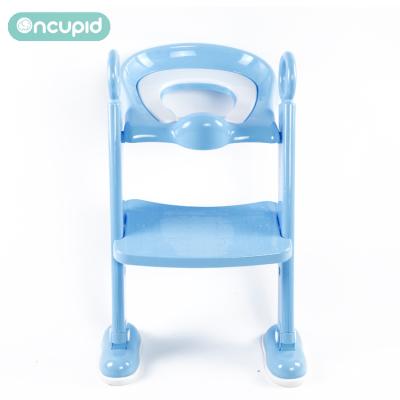 China Eco-freindly Portable Baby Potty Training Toilet Seat Baby Potty Chair Ladders for sale