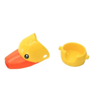 China Eco Friendly Duck Cartoon Baby Faucet Supplement Water Small Yellow Faucet Supplement for sale