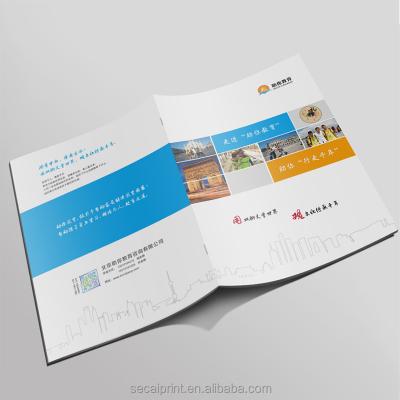 China Advertising Promotion Color Catalog Printing Low Price Company Profile Printing for sale