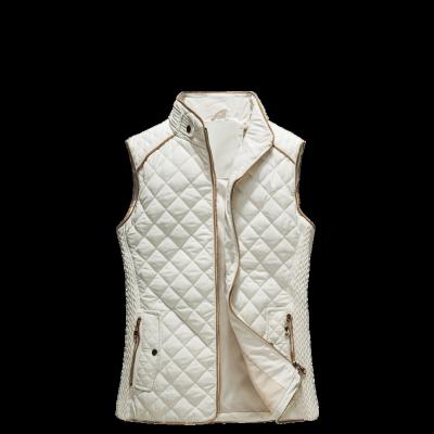 China Breathable Wholesale Woman Quilted Vest Lady Sleeveless Jacket Puffer Vest for sale