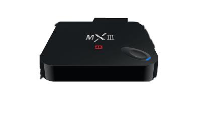 中国 MXIII MX3 Amlogic S802 Google 人間の特徴をもつスマートな TV 箱のクォードの中心 XBMC 1G DDR3 8GB のフラッシュ 販売のため