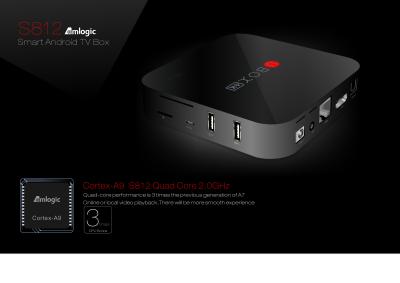 中国 FHD 1080P 人間の特徴をもつ XBMC スマートな TV 箱サポート HEVC H.265 ブルートゥース イーサネット WIFI USB2.0 HDMI 販売のため