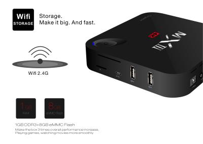 China Built-in Antenna WIFI Amlogic S812 Quad Core TV Box 1000M LAN  HDMI RJ45 SPDIF AV for sale