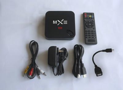 中国 MXIII Amlogic S802 TV 箱のクォードの中心のアンドロイド 4.4 スマートな TV 箱 1G DDR3 8G のフラッシュ 販売のため