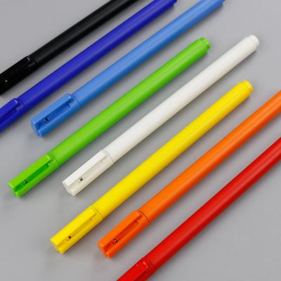 China office & New Fashion Multiple Color Custom School Pen Red Blue Black Plastic Push Pen for sale