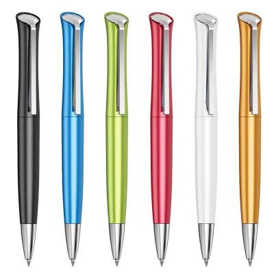 China Promotional Pen Manufacturers China School Writing 1.0MM Multi Color Twist Action Ball Black Ink Ballpoint Pen for sale