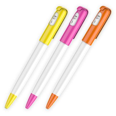 China Pen Factory Price Personalize Promotional Multi Color Cartoon Plastic Ballpoint Pens for sale