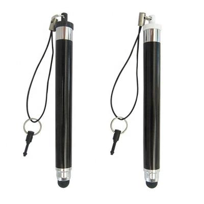 China Cell Phone Black China ABS Silicone Mobile Phone Active Stylus Pen For Android Tablet for sale