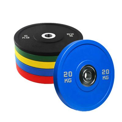 China Rubber Bumper Plate High Quality Color Plate Fitness Bumper Plate for sale