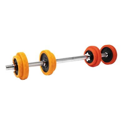 China Whosale Fitness Barbell Set Universal Fitness Barbell Set 20kg Adjustable Fitness Barbell Set for sale