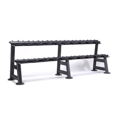 China Commercial high quality dumbbell rack for sale steel dumbbell rack 10 pairs dumbbell rack for sale