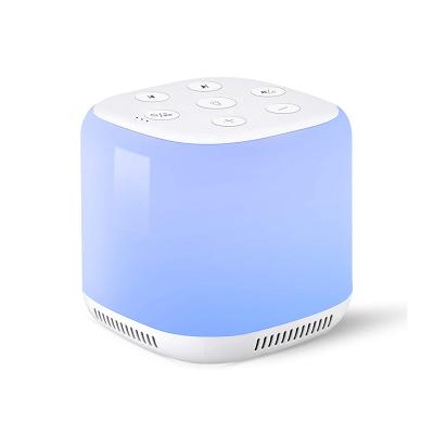 China Portable Baby Sound Machine Baby White Noise Sound Machine Night Light White Noise Machine For Sleep Cylinder 84*81mm for sale