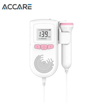 China Plastic Portable Baby Medical Fetal Heartbeat Ultrasound Doppler Ultrasound Doppler Doppler Fetal Monitor for sale